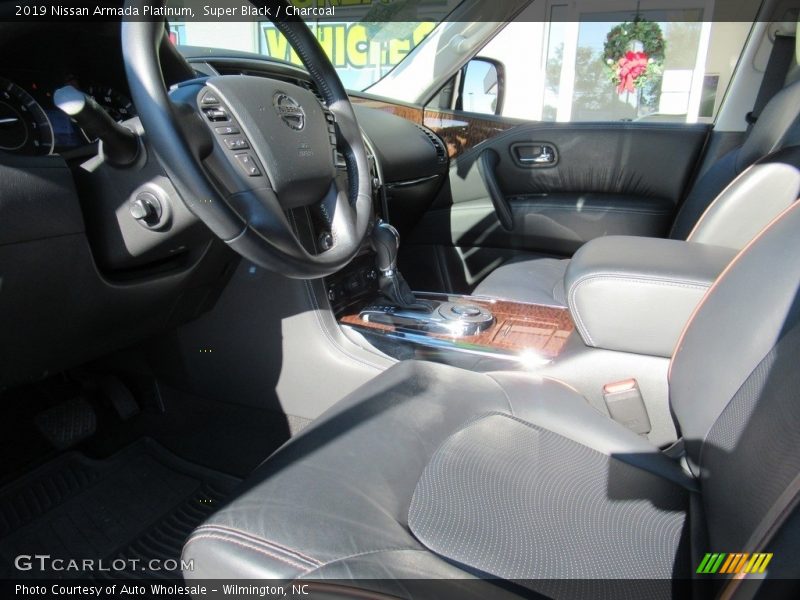 Super Black / Charcoal 2019 Nissan Armada Platinum