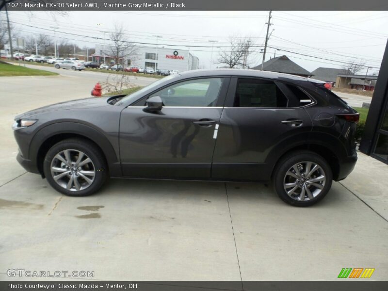 Machine Gray Metallic / Black 2021 Mazda CX-30 Select AWD