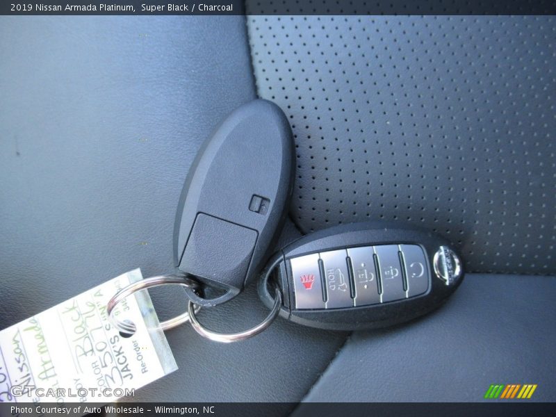 Super Black / Charcoal 2019 Nissan Armada Platinum