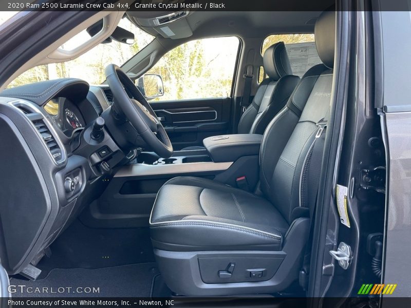 Front Seat of 2020 2500 Laramie Crew Cab 4x4