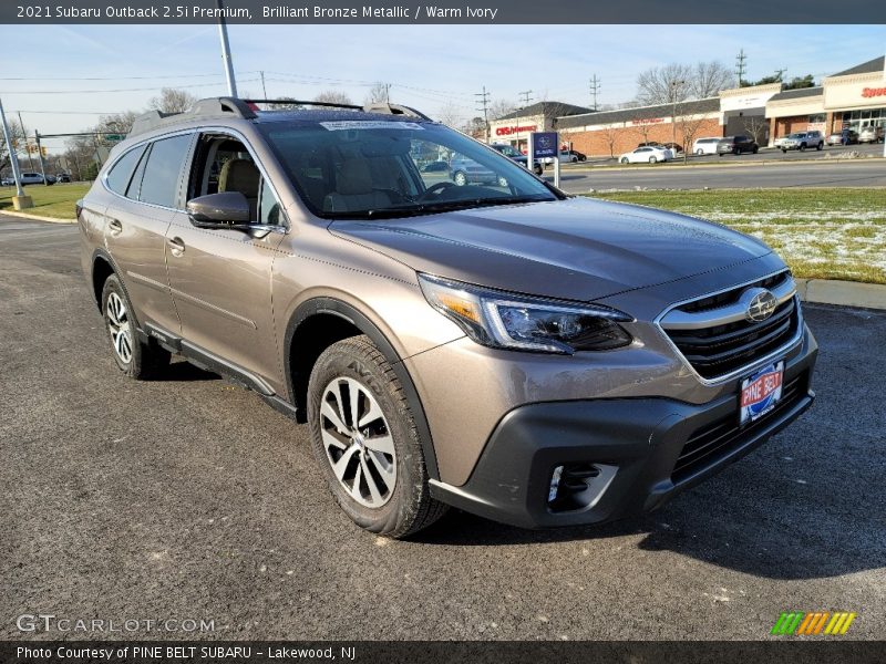 Brilliant Bronze Metallic / Warm Ivory 2021 Subaru Outback 2.5i Premium