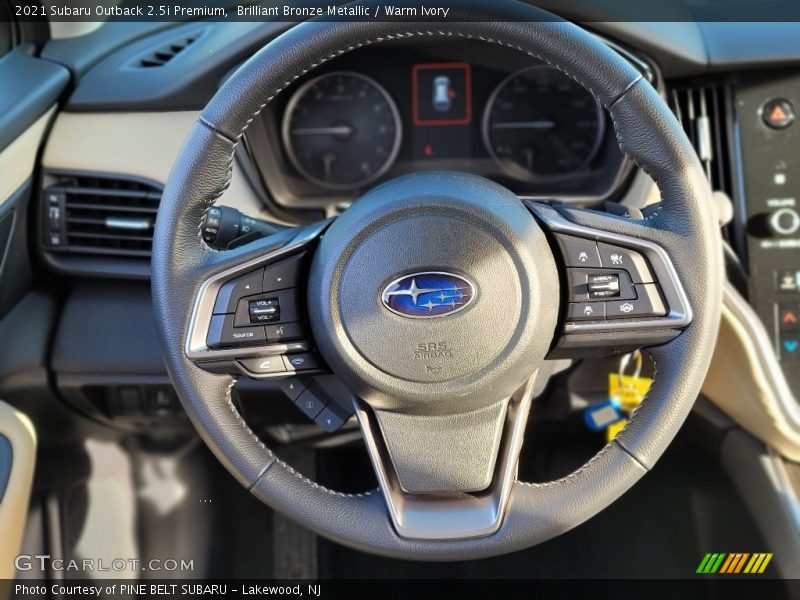 Brilliant Bronze Metallic / Warm Ivory 2021 Subaru Outback 2.5i Premium