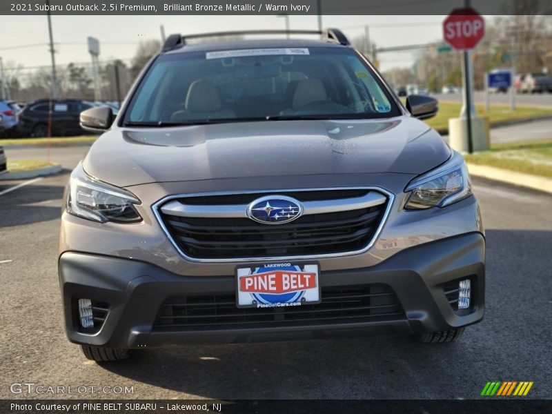 Brilliant Bronze Metallic / Warm Ivory 2021 Subaru Outback 2.5i Premium