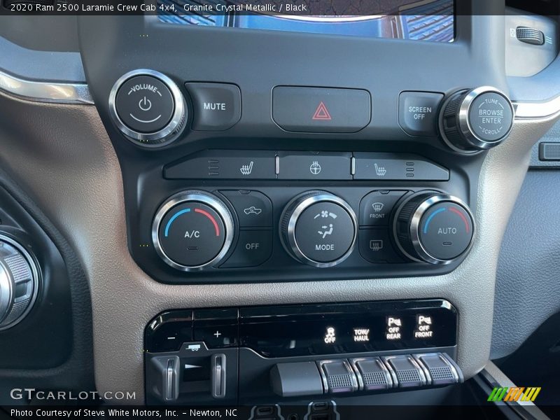 Controls of 2020 2500 Laramie Crew Cab 4x4