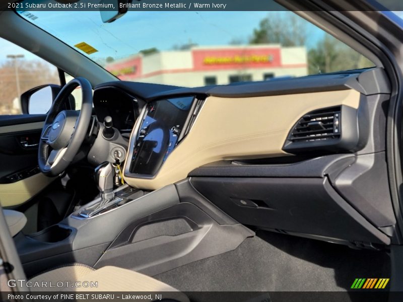 Brilliant Bronze Metallic / Warm Ivory 2021 Subaru Outback 2.5i Premium