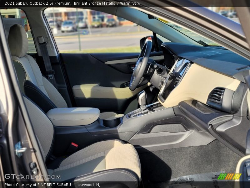 Brilliant Bronze Metallic / Warm Ivory 2021 Subaru Outback 2.5i Premium