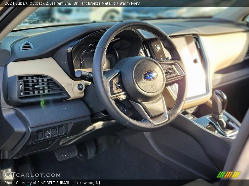 Brilliant Bronze Metallic / Warm Ivory 2021 Subaru Outback 2.5i Premium