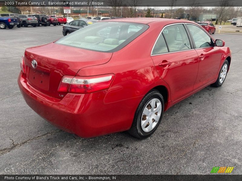 Barcelona Red Metallic / Bisque 2009 Toyota Camry LE