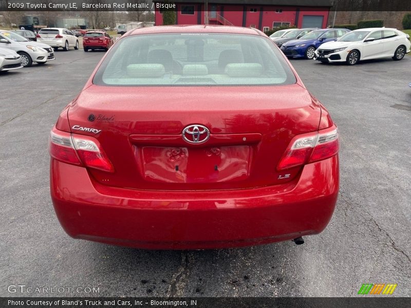 Barcelona Red Metallic / Bisque 2009 Toyota Camry LE