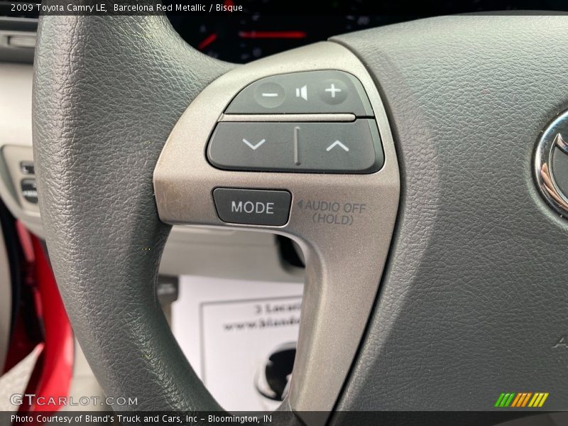 Barcelona Red Metallic / Bisque 2009 Toyota Camry LE