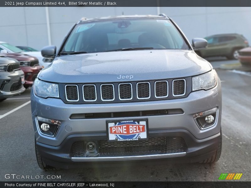 Billet Silver Metallic / Black 2021 Jeep Compass Limited 4x4
