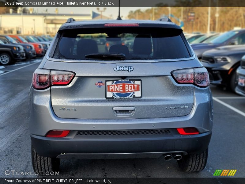 Billet Silver Metallic / Black 2021 Jeep Compass Limited 4x4