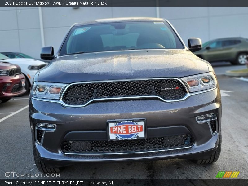 Granite Metallic / Black 2021 Dodge Durango SXT AWD