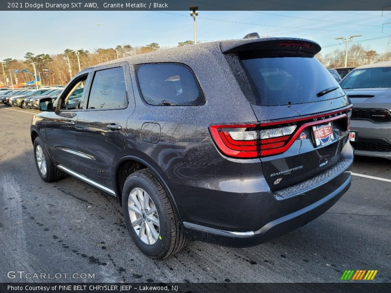 Granite Metallic / Black 2021 Dodge Durango SXT AWD