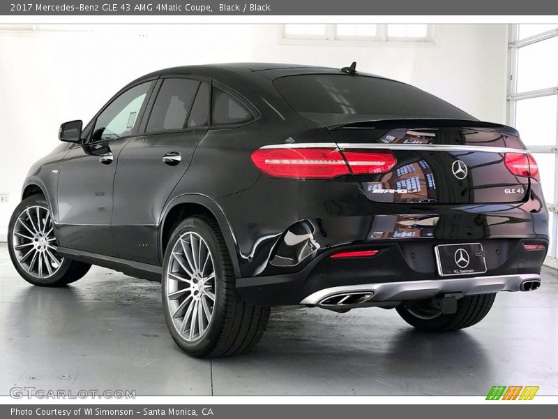 Black / Black 2017 Mercedes-Benz GLE 43 AMG 4Matic Coupe