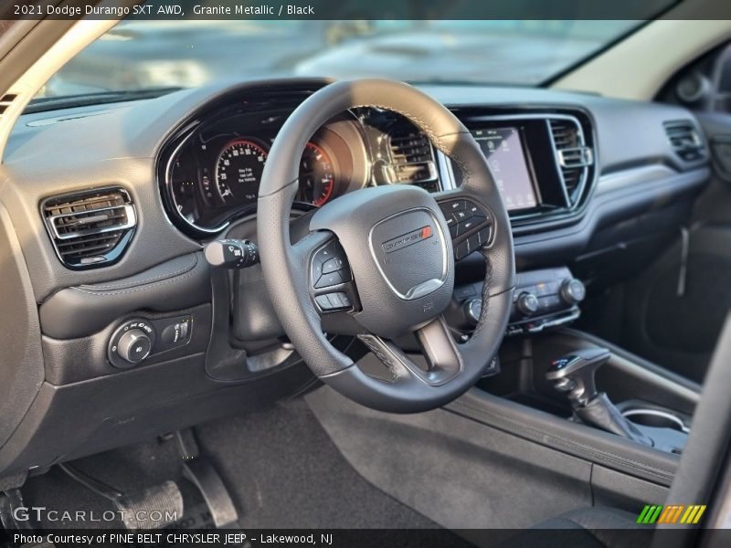 Granite Metallic / Black 2021 Dodge Durango SXT AWD