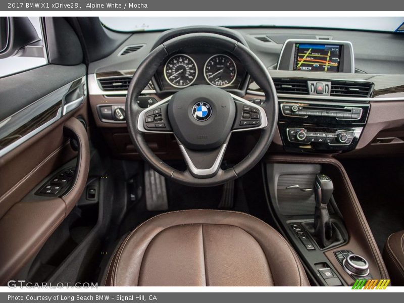 Alpine White / Mocha 2017 BMW X1 xDrive28i