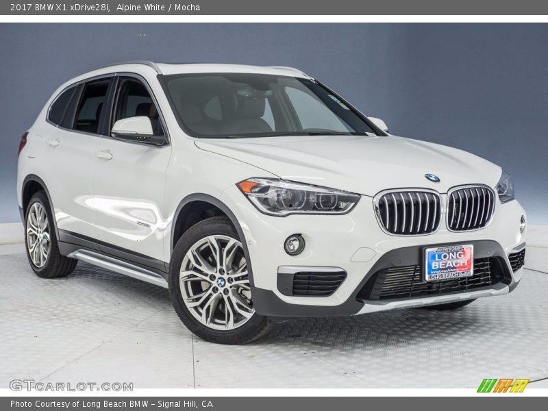 Alpine White / Mocha 2017 BMW X1 xDrive28i