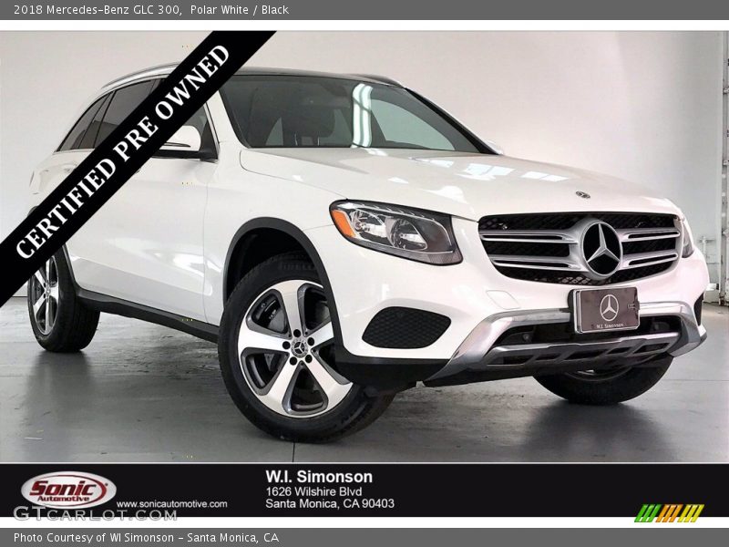 Polar White / Black 2018 Mercedes-Benz GLC 300