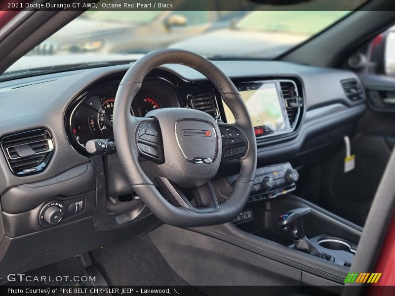 Octane Red Pearl / Black 2021 Dodge Durango GT AWD