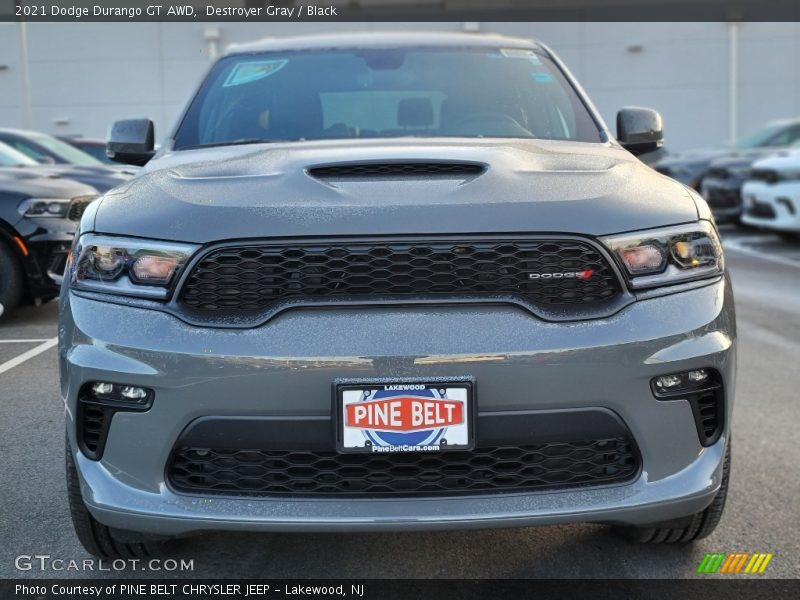 Destroyer Gray / Black 2021 Dodge Durango GT AWD