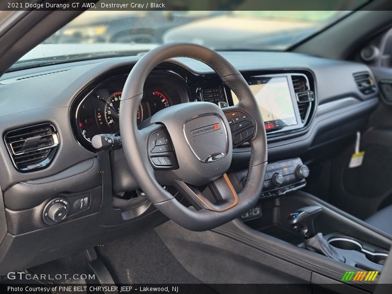 Destroyer Gray / Black 2021 Dodge Durango GT AWD