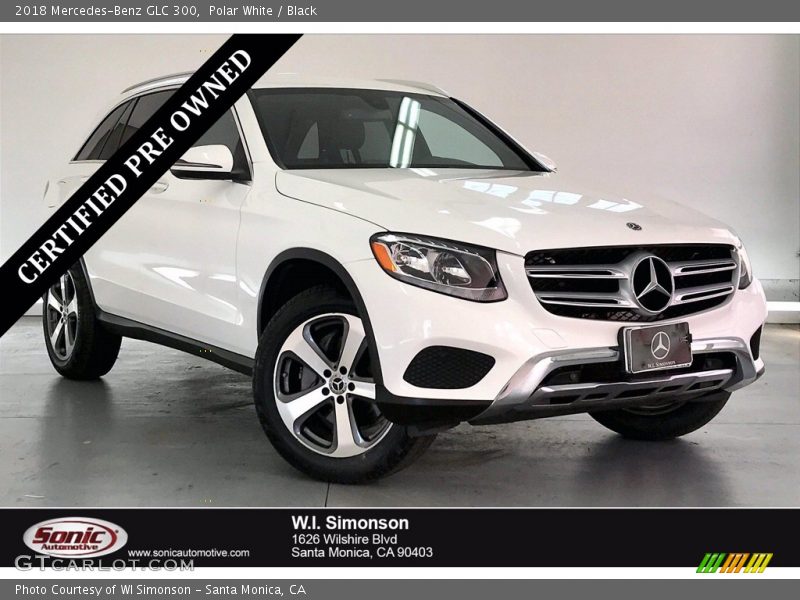 Polar White / Black 2018 Mercedes-Benz GLC 300