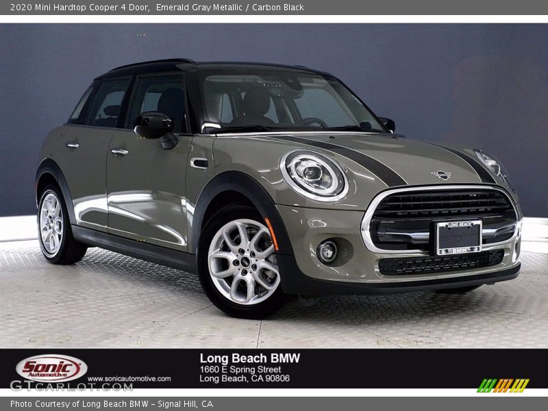 Emerald Gray Metallic / Carbon Black 2020 Mini Hardtop Cooper 4 Door