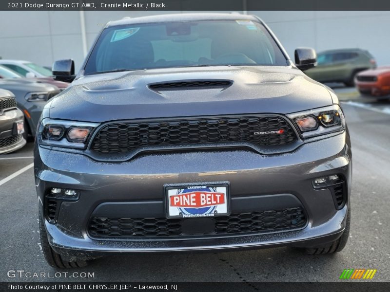 Granite Metallic / Black 2021 Dodge Durango GT AWD