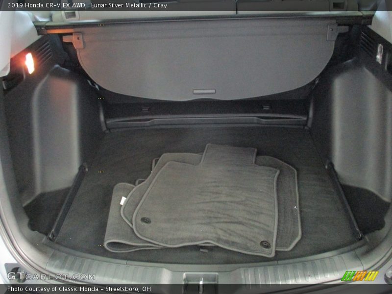 Lunar Silver Metallic / Gray 2019 Honda CR-V EX AWD