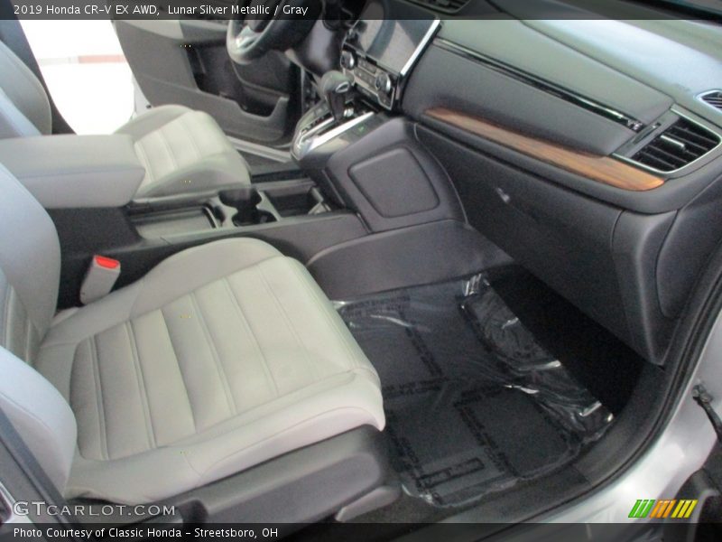 Lunar Silver Metallic / Gray 2019 Honda CR-V EX AWD