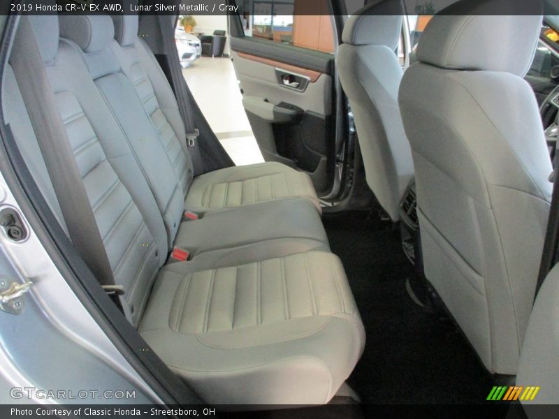 Lunar Silver Metallic / Gray 2019 Honda CR-V EX AWD