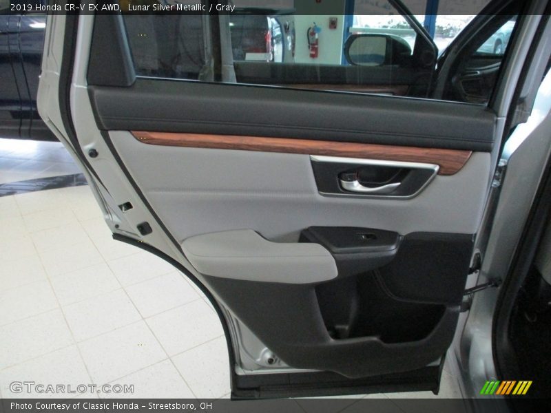 Lunar Silver Metallic / Gray 2019 Honda CR-V EX AWD