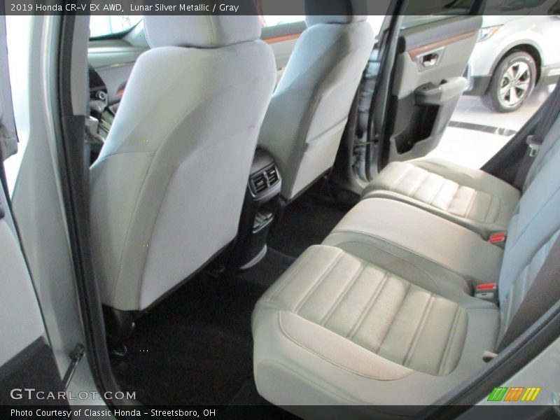 Lunar Silver Metallic / Gray 2019 Honda CR-V EX AWD
