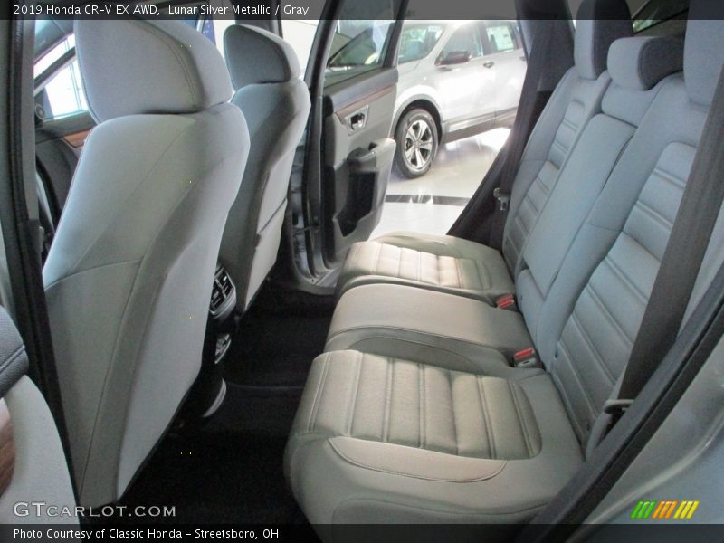 Lunar Silver Metallic / Gray 2019 Honda CR-V EX AWD