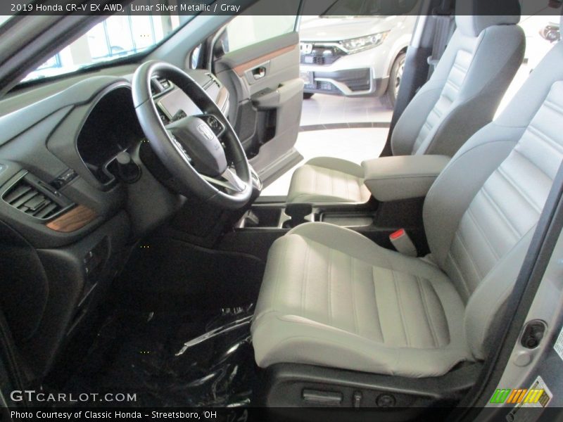Lunar Silver Metallic / Gray 2019 Honda CR-V EX AWD