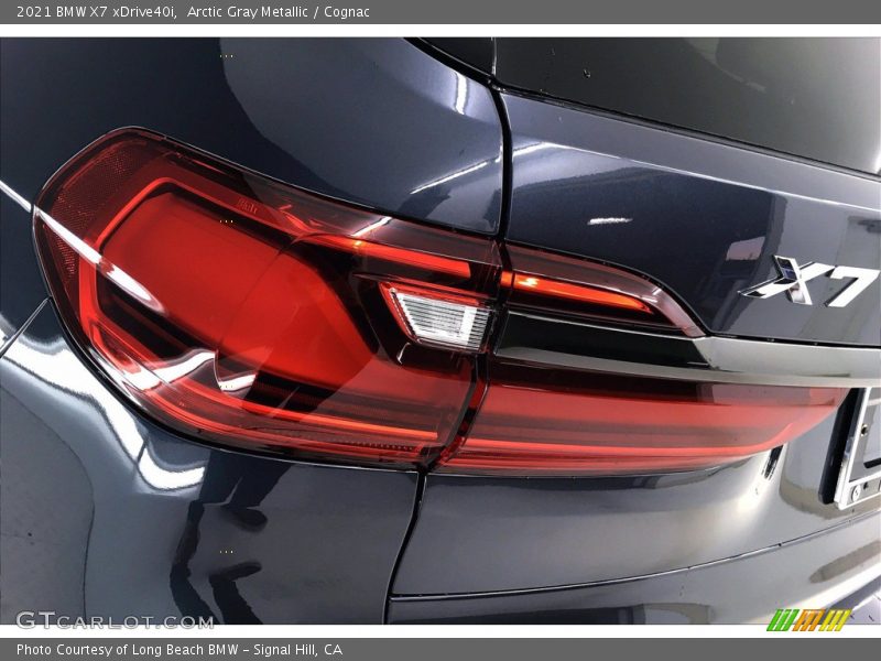 Arctic Gray Metallic / Cognac 2021 BMW X7 xDrive40i