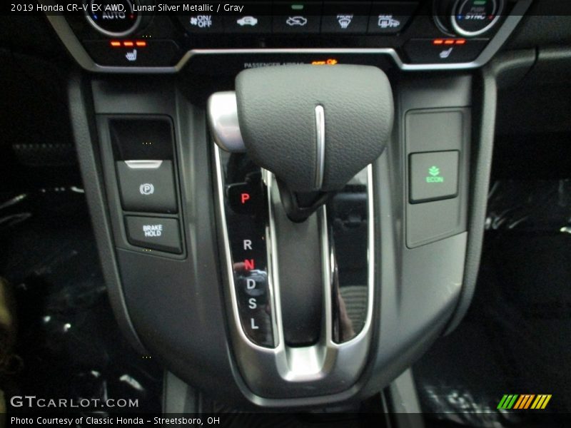 Lunar Silver Metallic / Gray 2019 Honda CR-V EX AWD