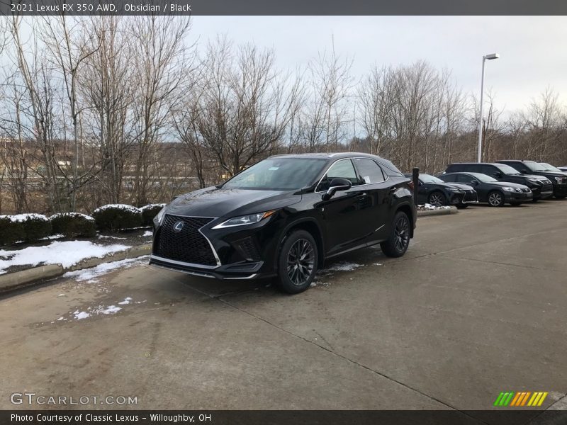 Front 3/4 View of 2021 RX 350 AWD