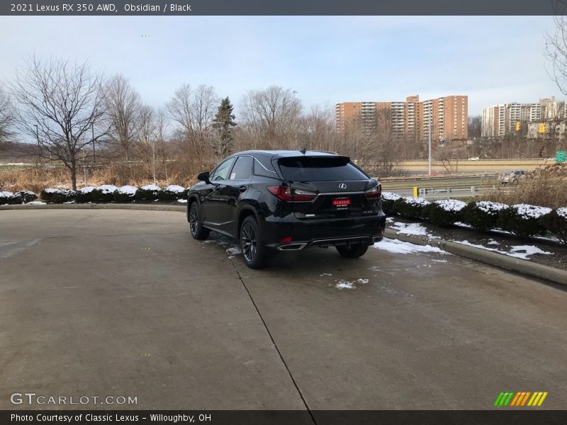 Obsidian / Black 2021 Lexus RX 350 AWD