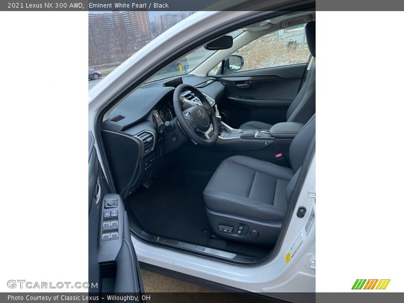 Eminent White Pearl / Black 2021 Lexus NX 300 AWD