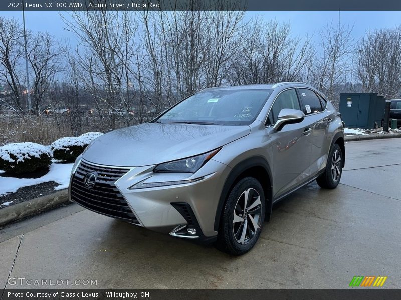 Atomic Silver / Rioja Red 2021 Lexus NX 300 AWD