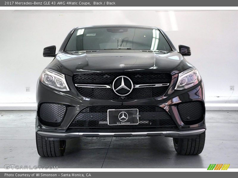 Black / Black 2017 Mercedes-Benz GLE 43 AMG 4Matic Coupe