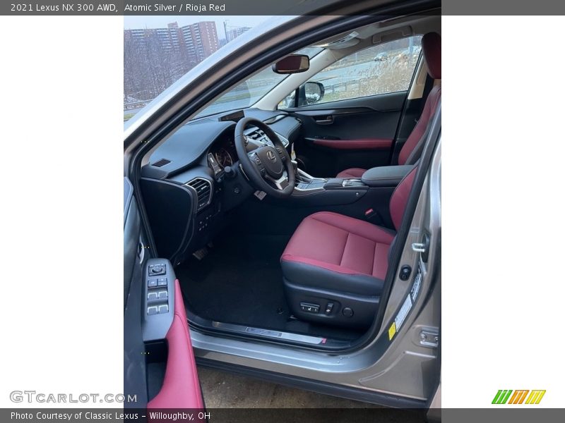 Atomic Silver / Rioja Red 2021 Lexus NX 300 AWD