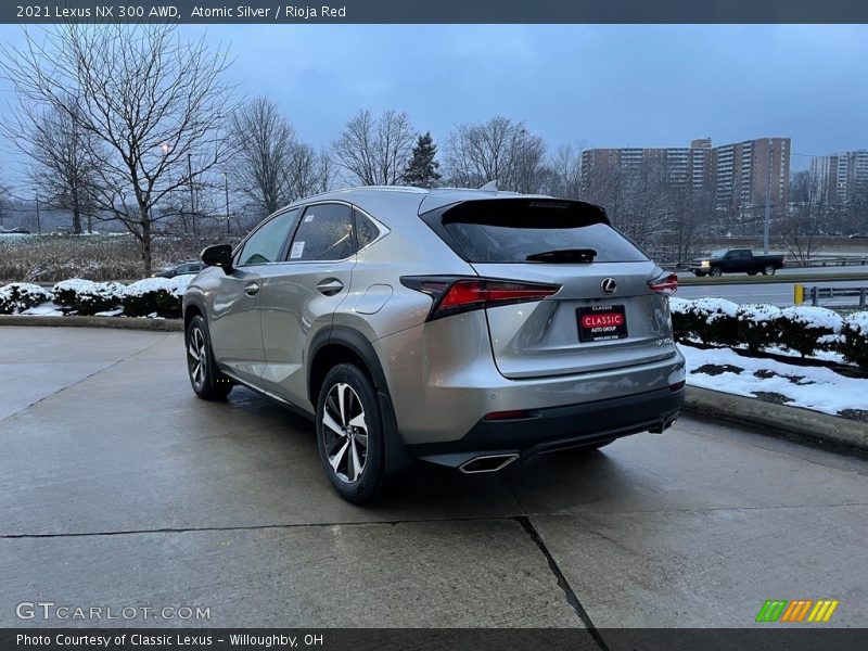 Atomic Silver / Rioja Red 2021 Lexus NX 300 AWD