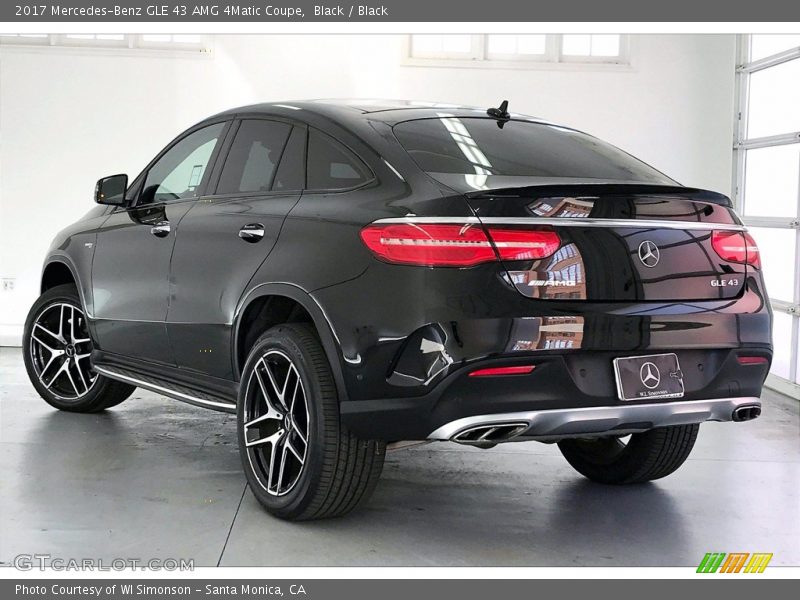 Black / Black 2017 Mercedes-Benz GLE 43 AMG 4Matic Coupe