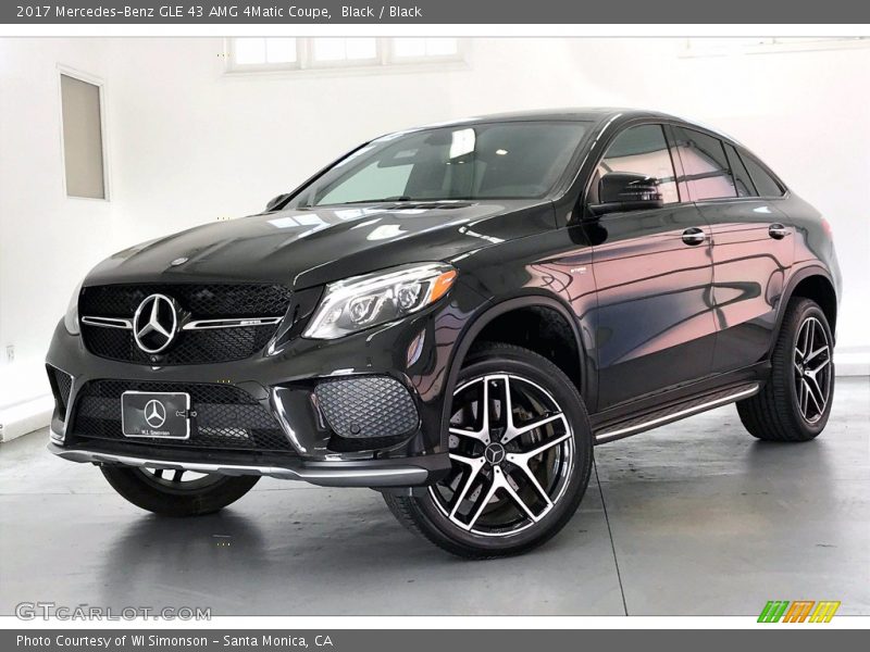 Black / Black 2017 Mercedes-Benz GLE 43 AMG 4Matic Coupe