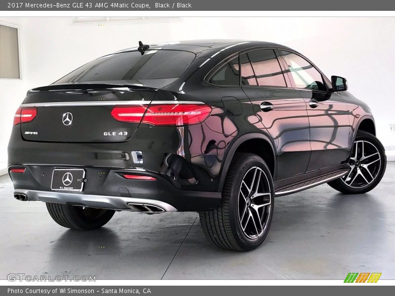 Black / Black 2017 Mercedes-Benz GLE 43 AMG 4Matic Coupe