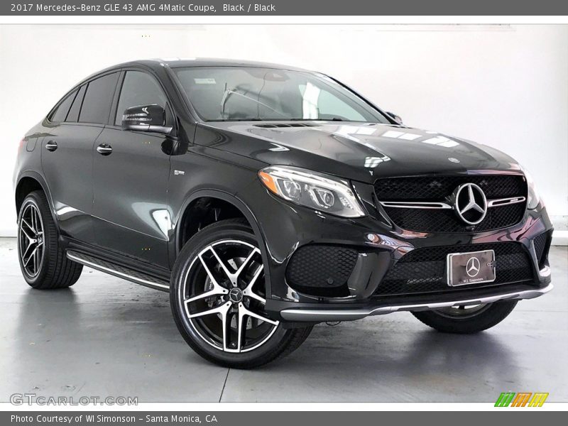 Black / Black 2017 Mercedes-Benz GLE 43 AMG 4Matic Coupe