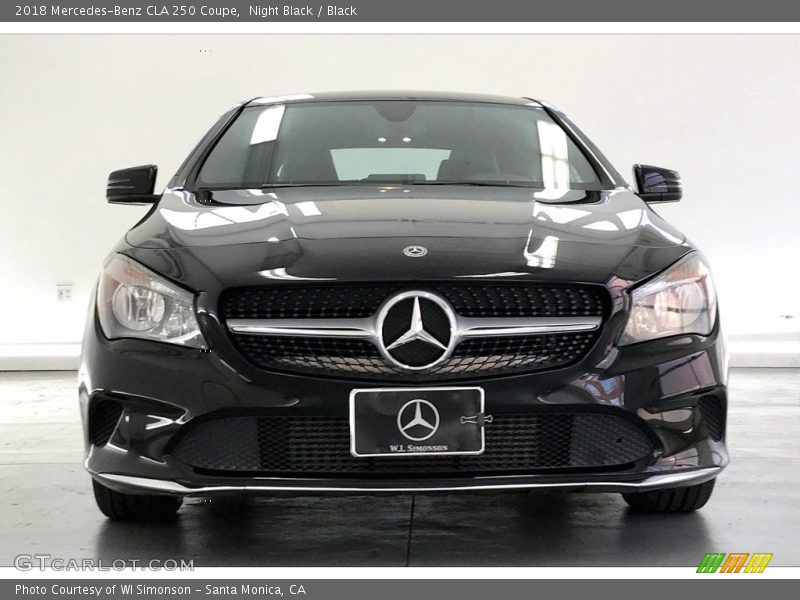 Night Black / Black 2018 Mercedes-Benz CLA 250 Coupe